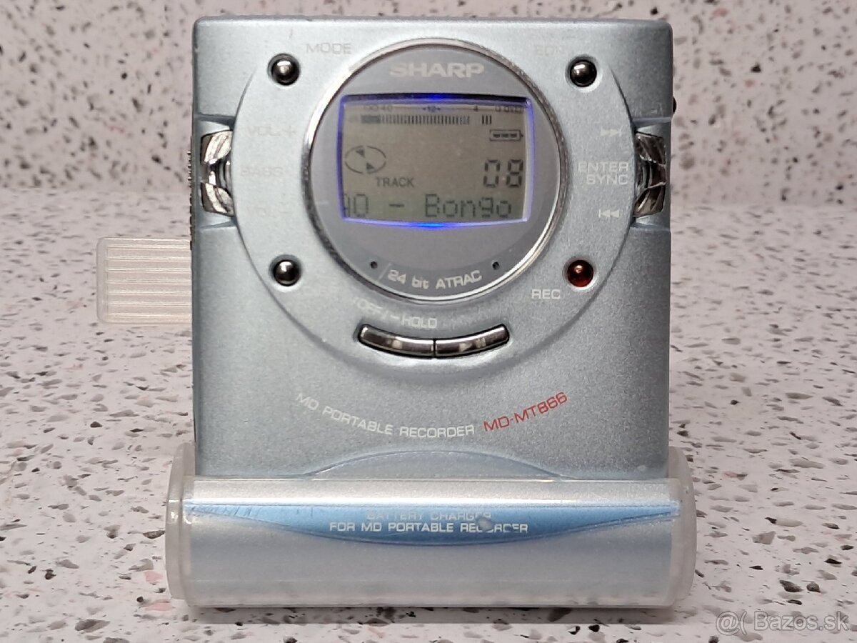 ALUMINIUM MINIDISC SHARP MD-MT866 + STOJAN / MD RECORDER