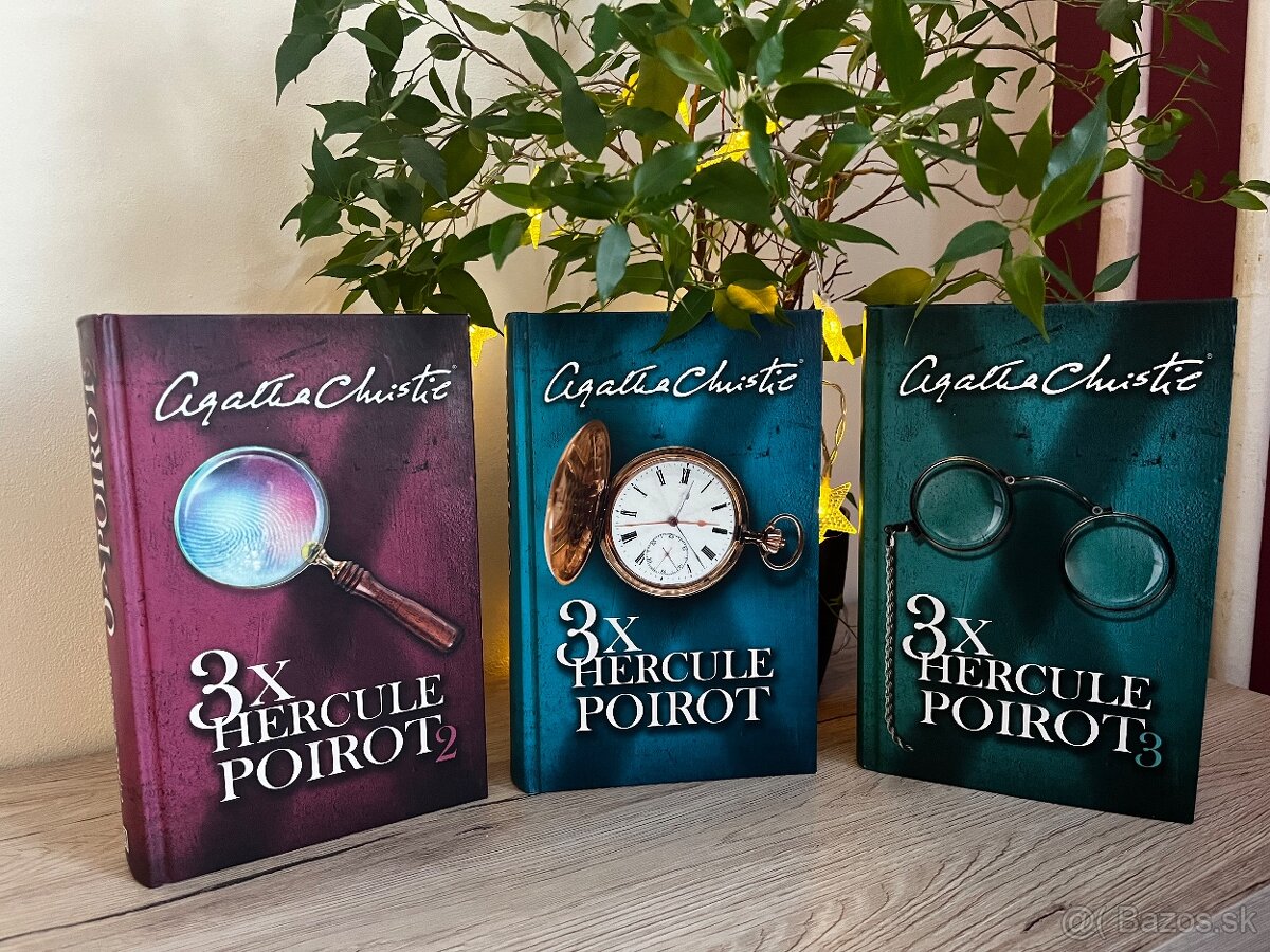 3x Hercule Poirot-Rezervované