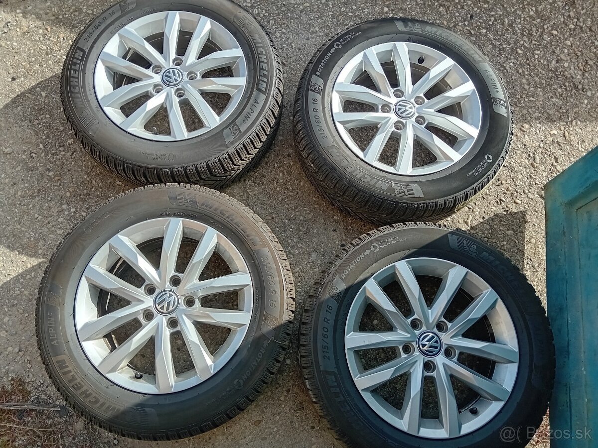 5x112 R16 vw 215/60 R16 zimné