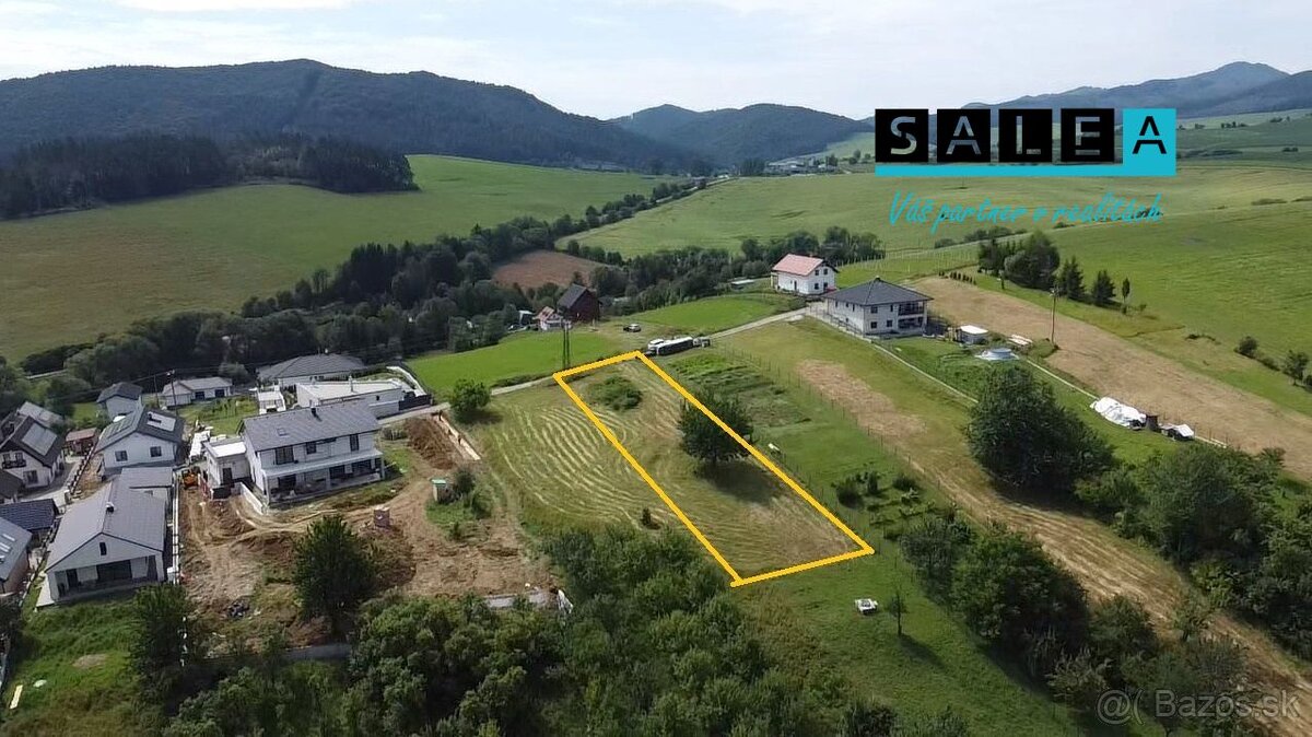 STAVEBNÝ POZEMOK S KRÁSNYM VÝHĽADOM, 1050m2, ŽILINA - PODHOR