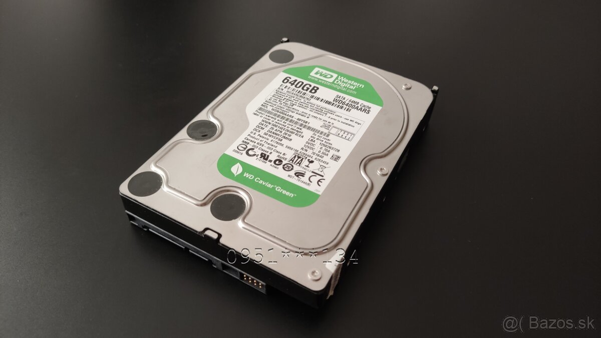 640GB WDC WD6400AARS-00Y5B1