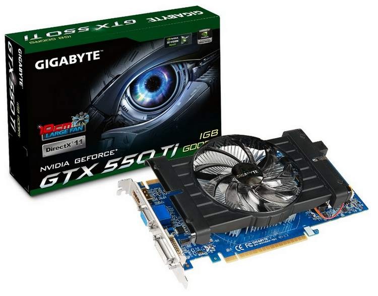 GIGABYTE  GTX 550 Ti  /  1.GB