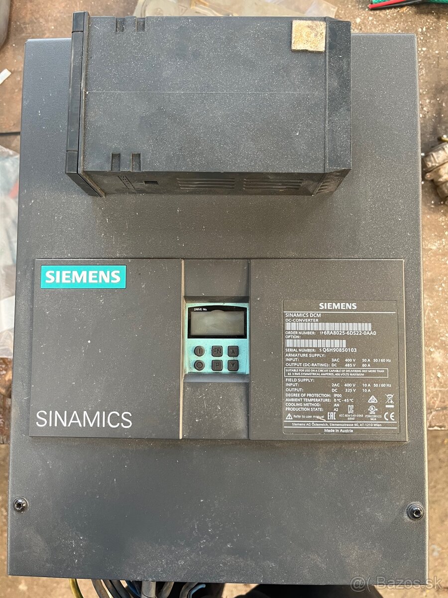 Frekvenčný menič Siemens DCM