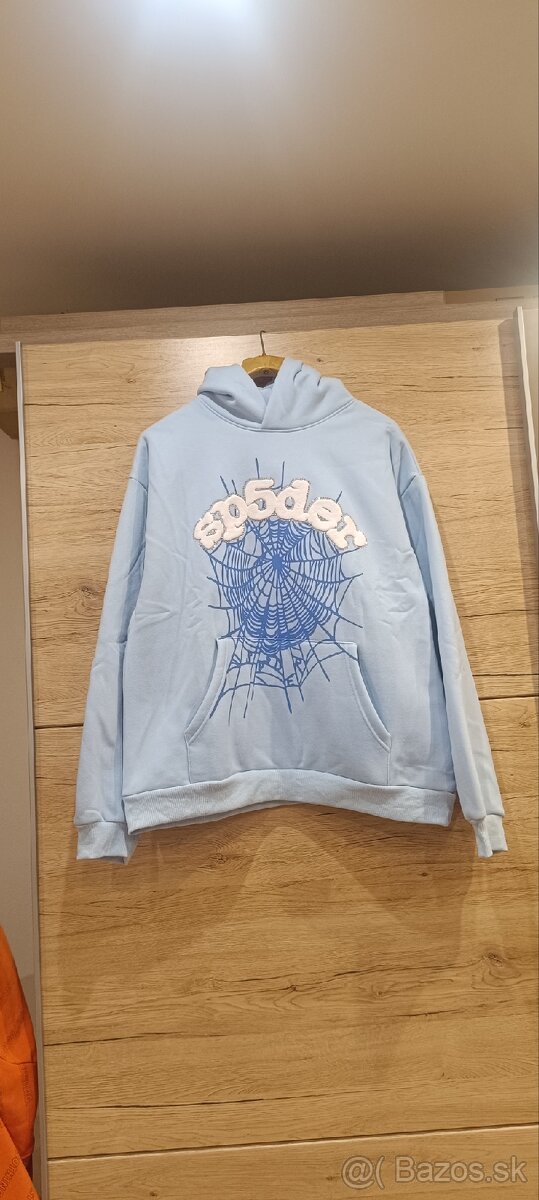 Spider hoodie SKY BLUR XL