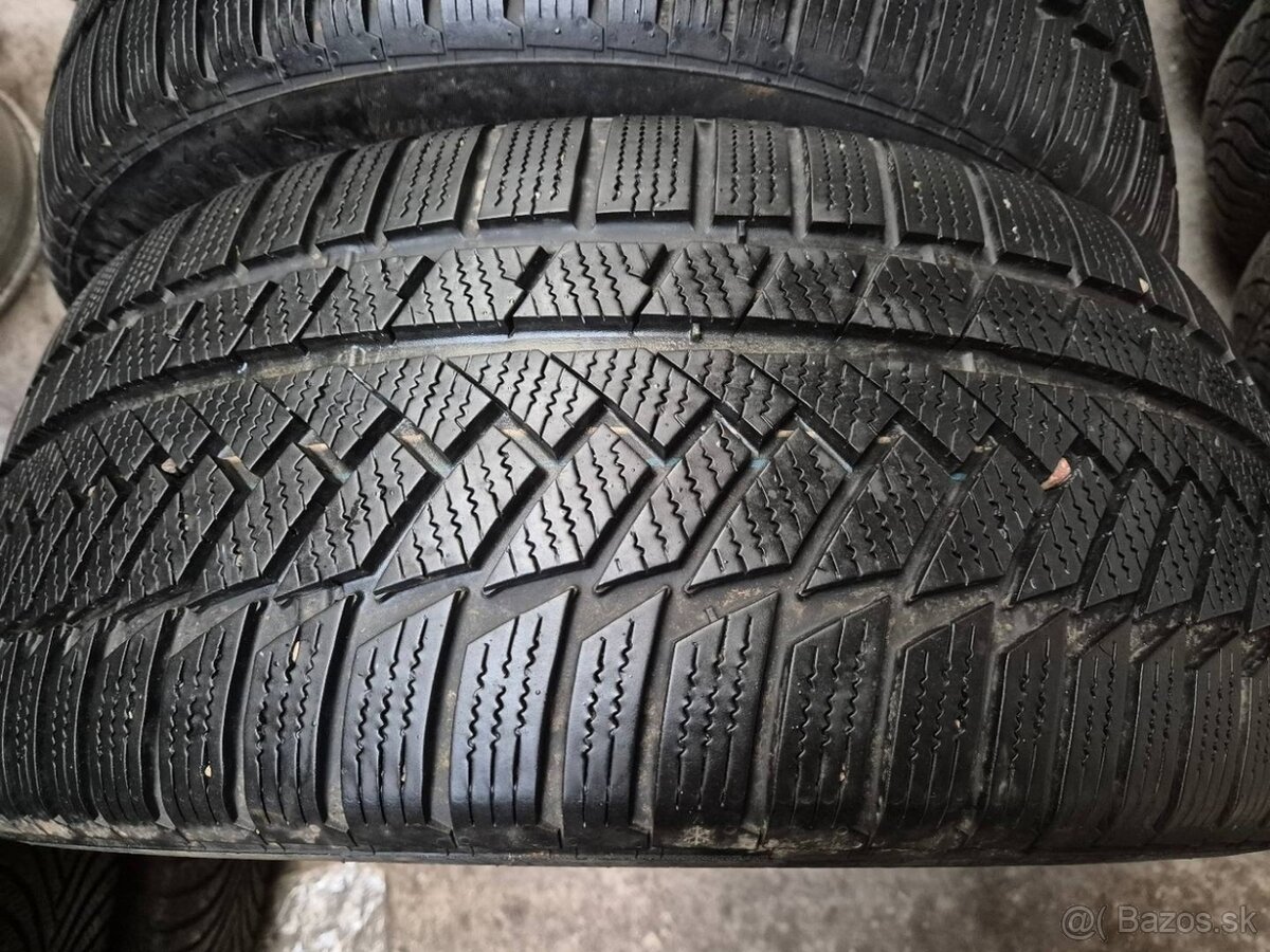 255/45 r18 zimné 2 ks CONTINENTAL dezén 8,2 mm DOT2020