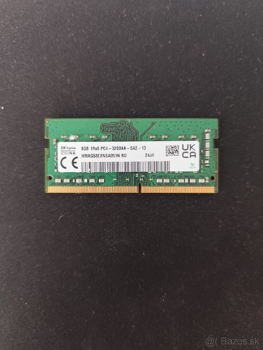 SK Hynix pamatovy PC4 -3200 8GB