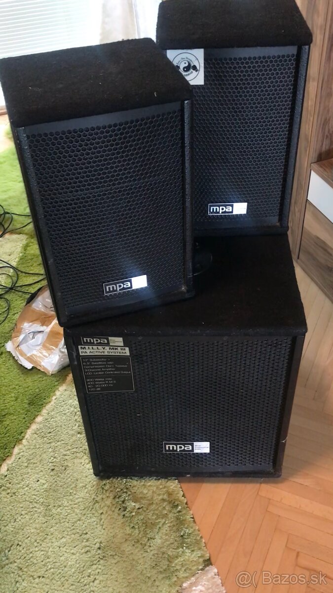 Subwoofer M.I.L.L.Y. III PA AKTIVNY system  12 Subwoofer