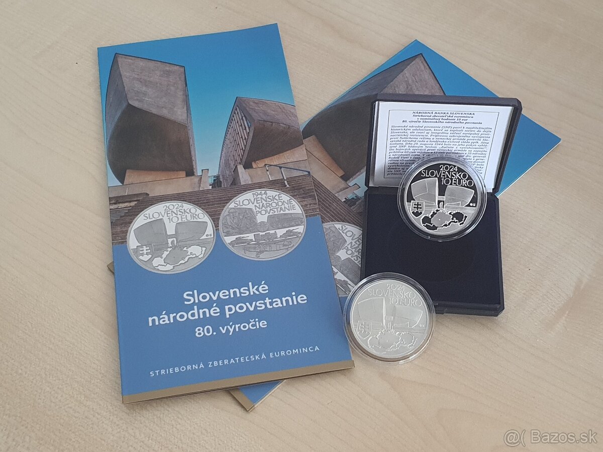 10 Euro – 2024 – Slovenské národné povstanie – 80. výročie