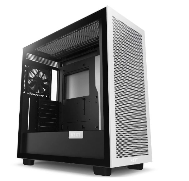 PC skriňa NZXT H7 Flow Matte White/Matte Black