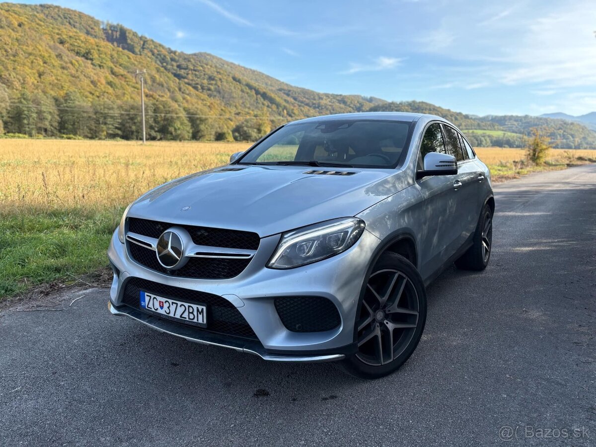 Mercedes-Benz GLE Coupe, r.2017, TOP výbava, 30 894 bez DPH