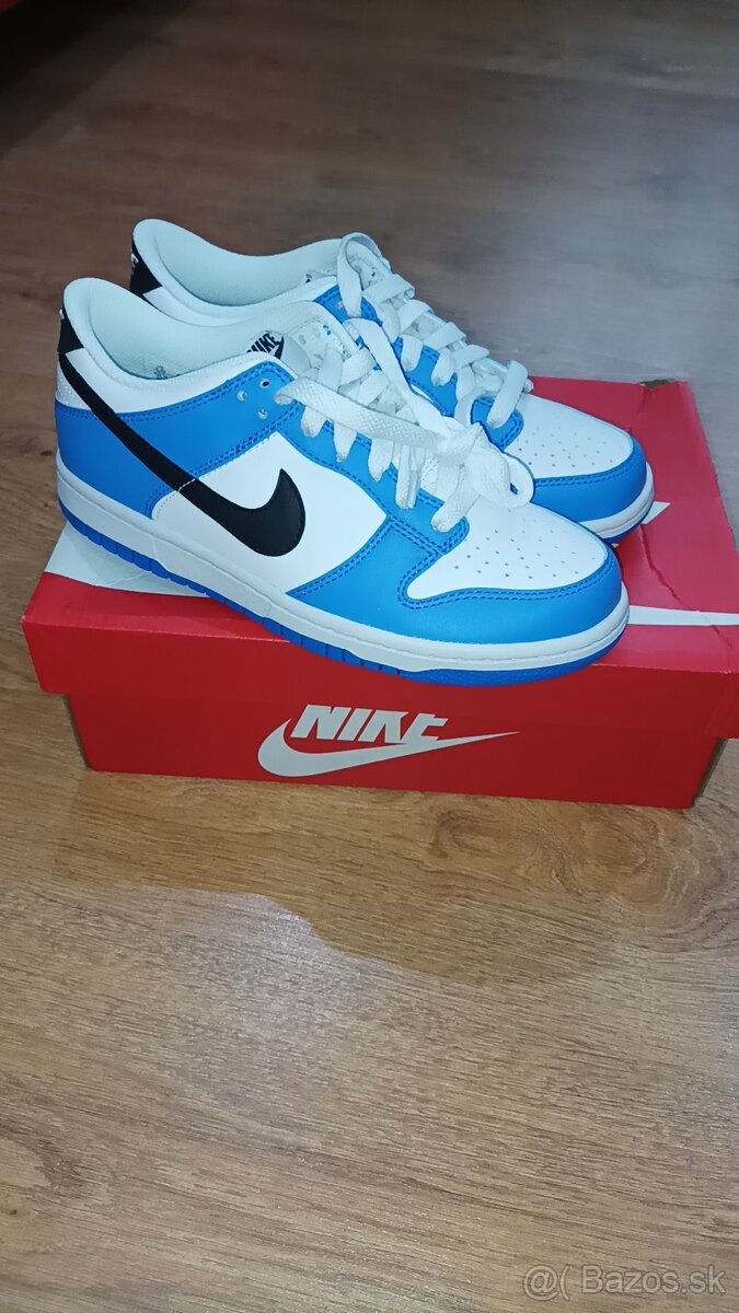 NIKE DUNK LOW GS PHOTO BLUE/BLACK-WHITE