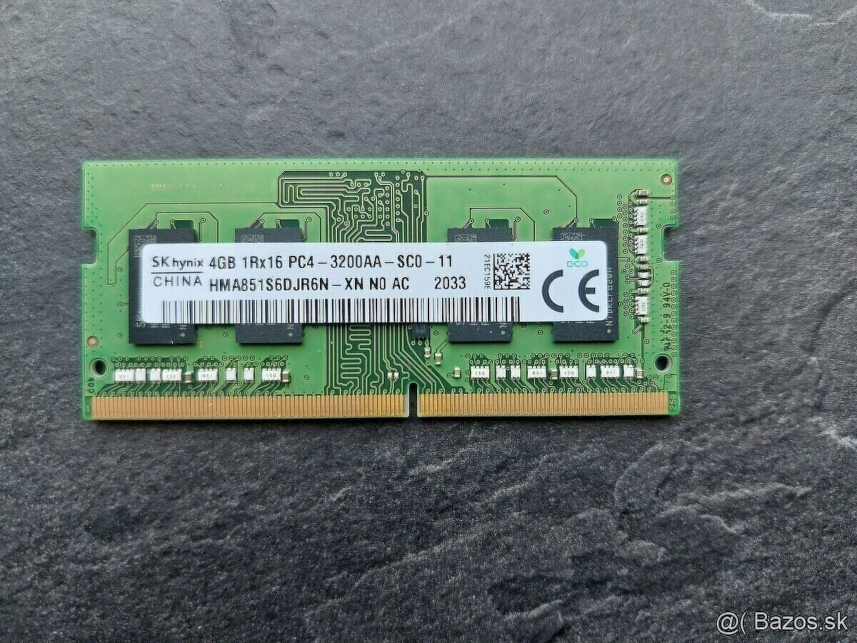 RAM (pamäť) SK Hynix 4GB DDR4 3200 MHz SO-DIMM