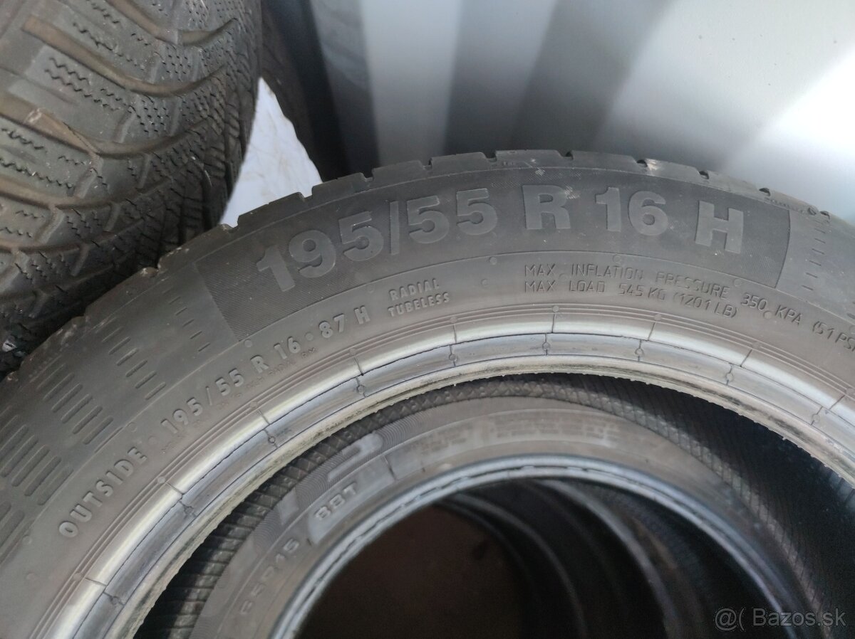 Letne Continental ContiEcoContact 5 195/55 R16 - 4ks - 130e