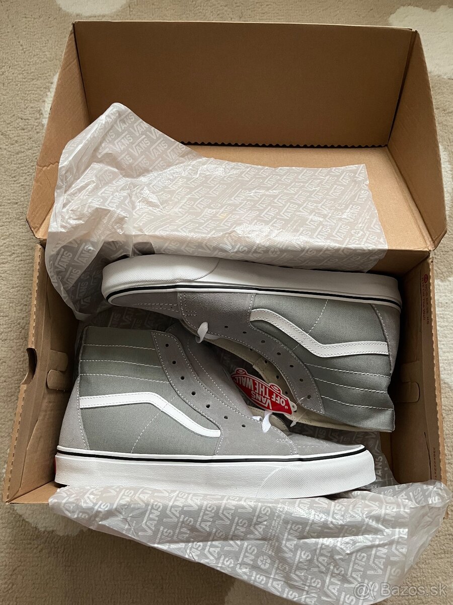 Vans sk8hi grey vel. 45