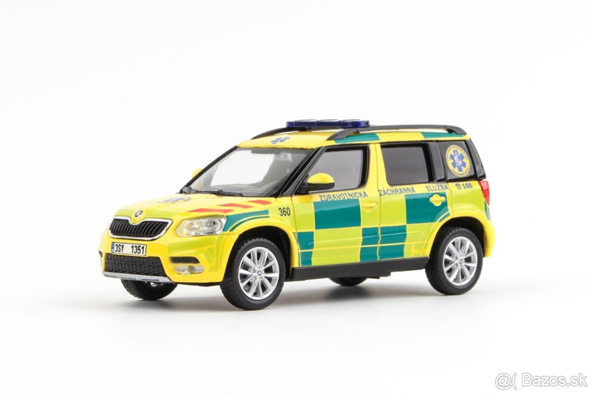 Modely Škoda Yeti FL (2013) ZZS 1:43 Abrex