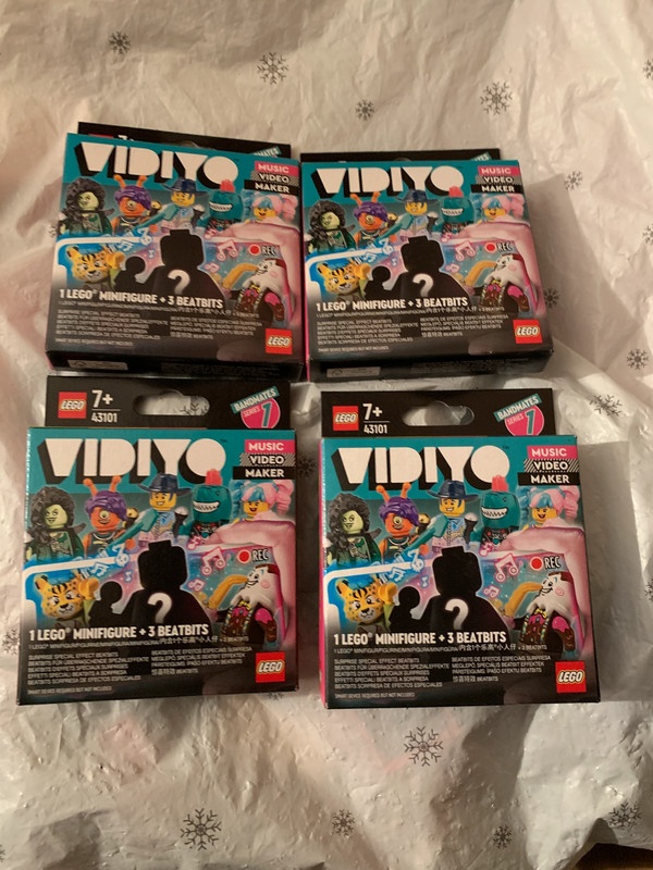 4 kusy LEGO Vidiyo Bandmates minifigures (43101)