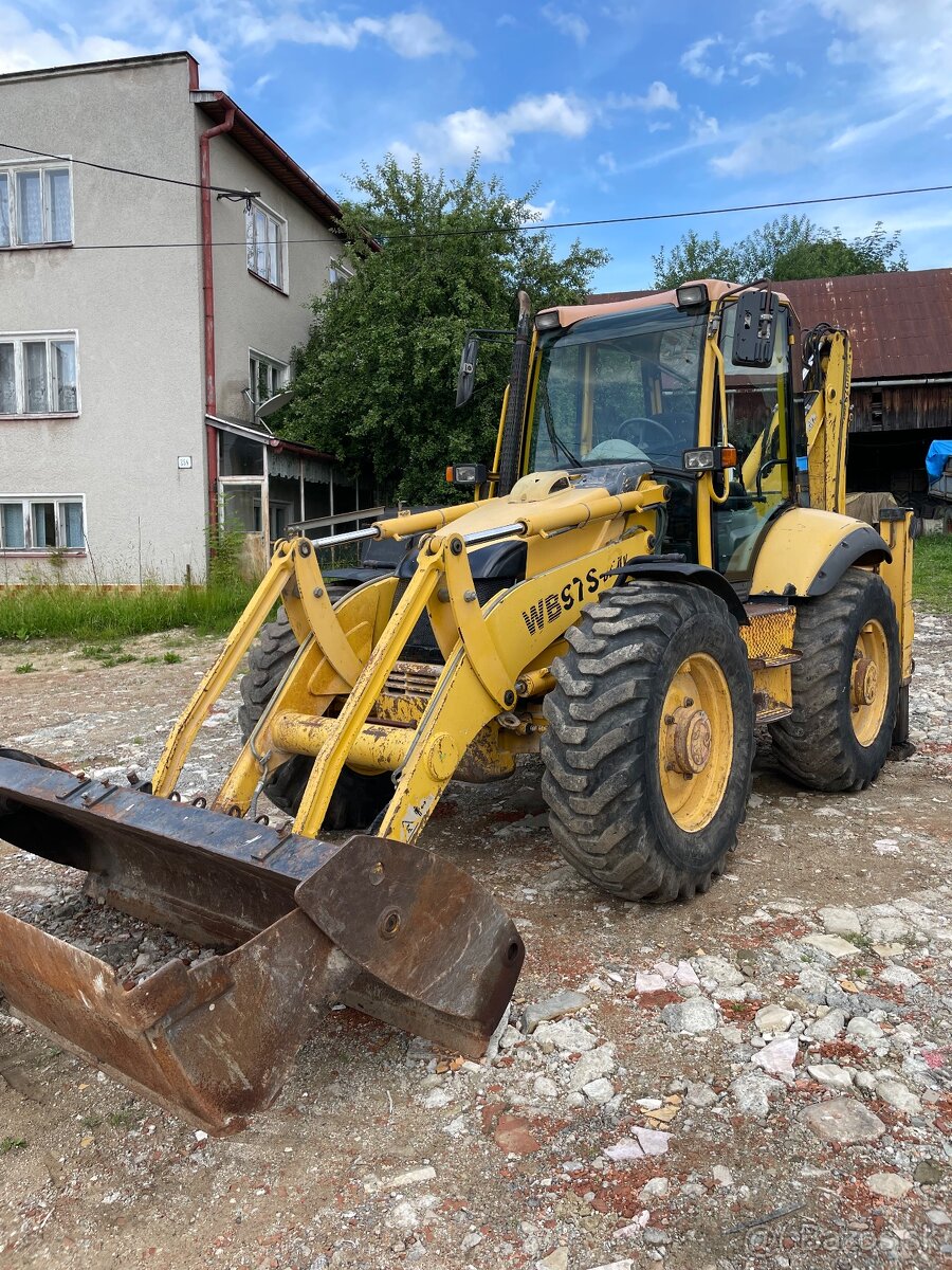 Predám traktorbáger Komatsu WB 97S s TP