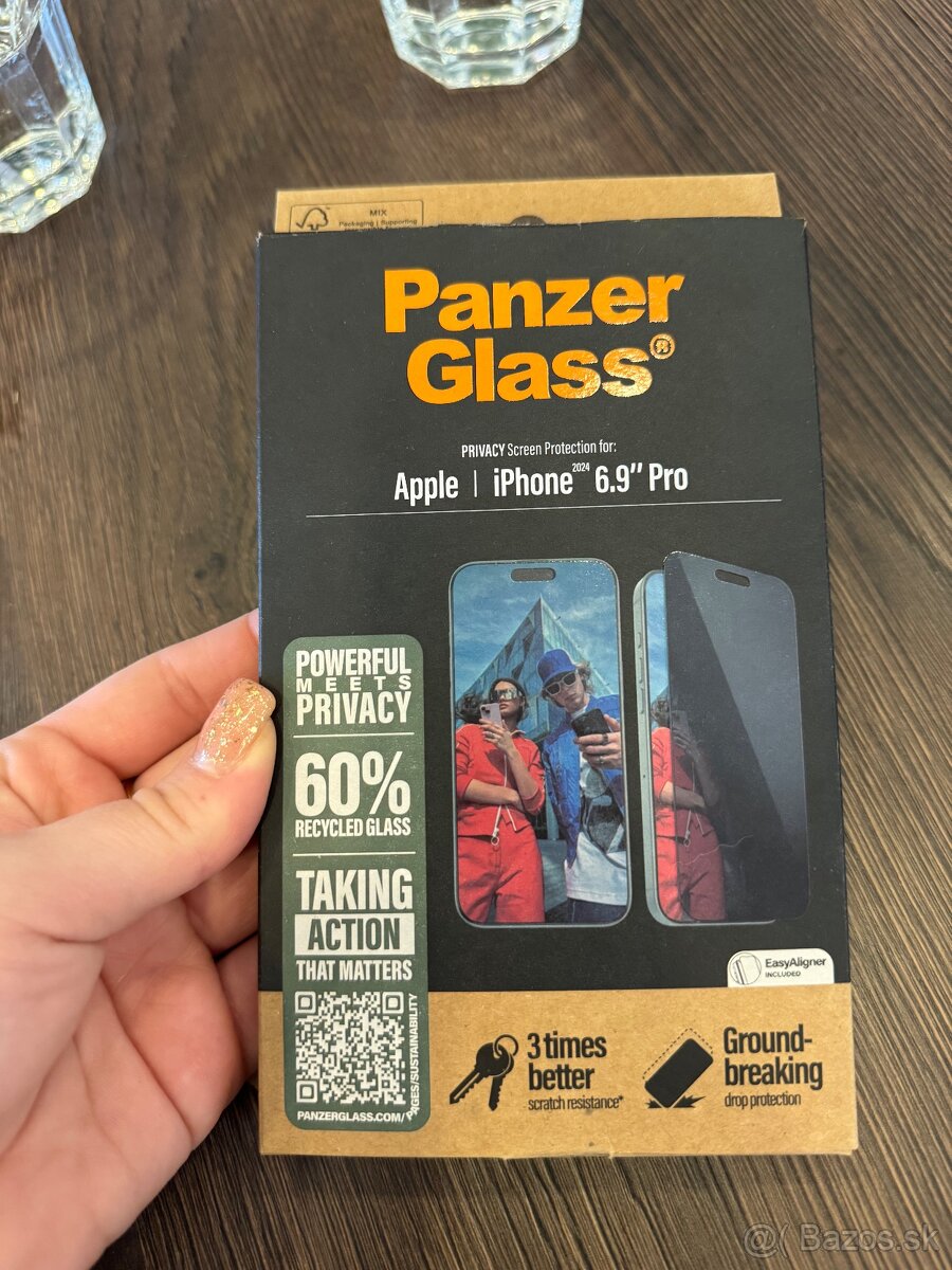 Ochranné sklíčko PanzerGlass Privacy iphone 16 Pro max