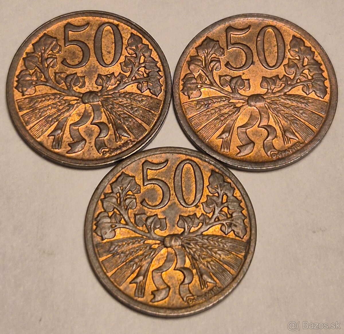 50 Halier 1947, ČSR, RL