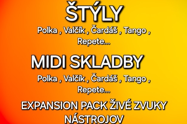 Štýly Slovenské - Midi - Expansion pack