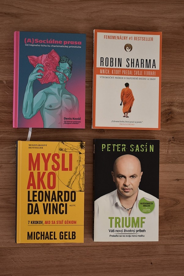 motivačna literatura - A socialne prasa - Triumf - Mních ..