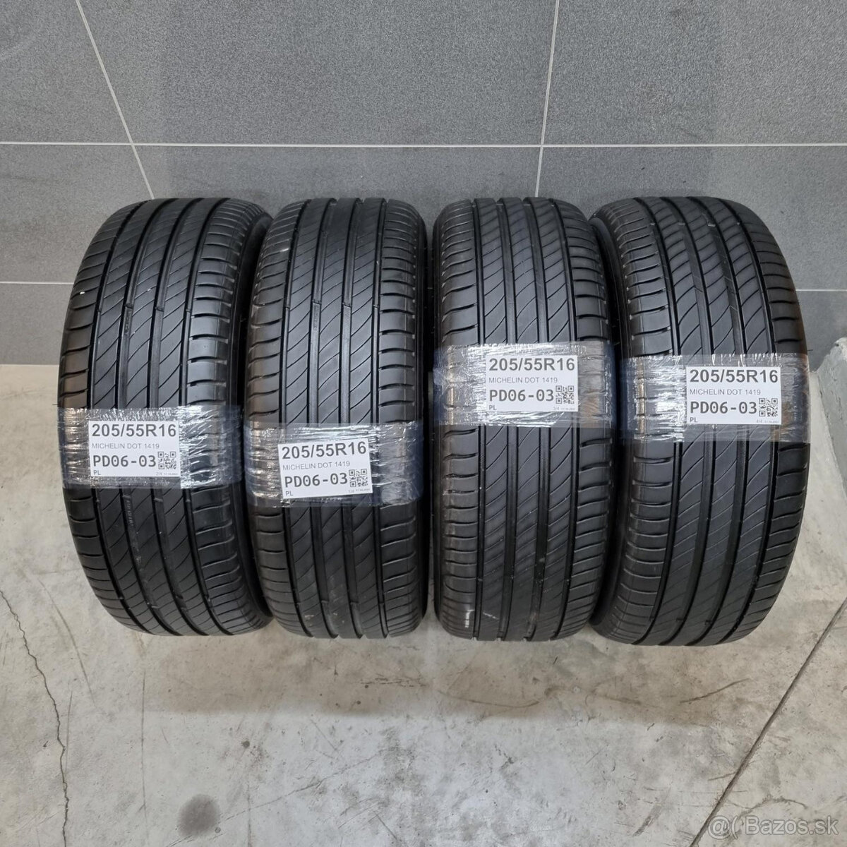 Letné pneumatiky 205/55 R16 MICHELIN DOT1419