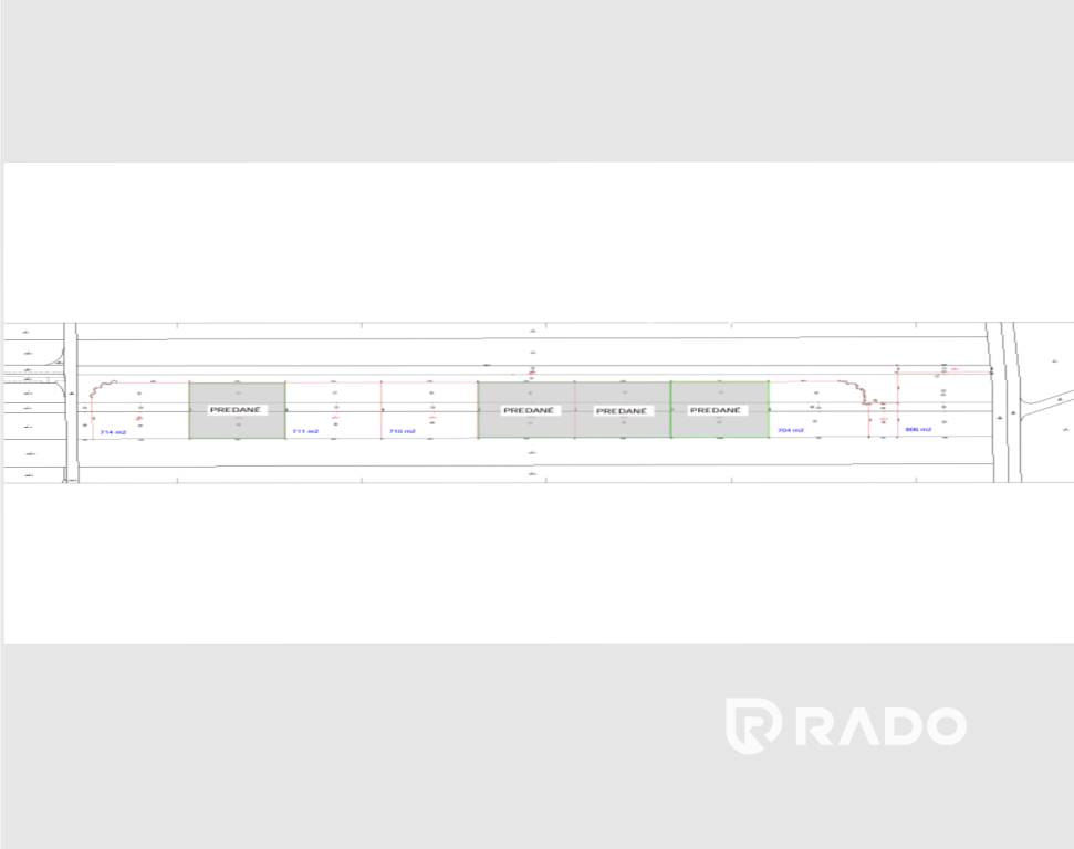 RADO |Na predaj stavebný pozemok 700 m2, Trenčianske Jastrab