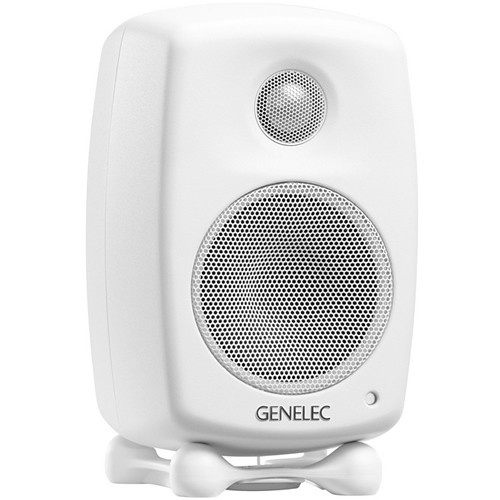 Genelec G One 2-Way Powered Bookshelf Speaker (White, Single