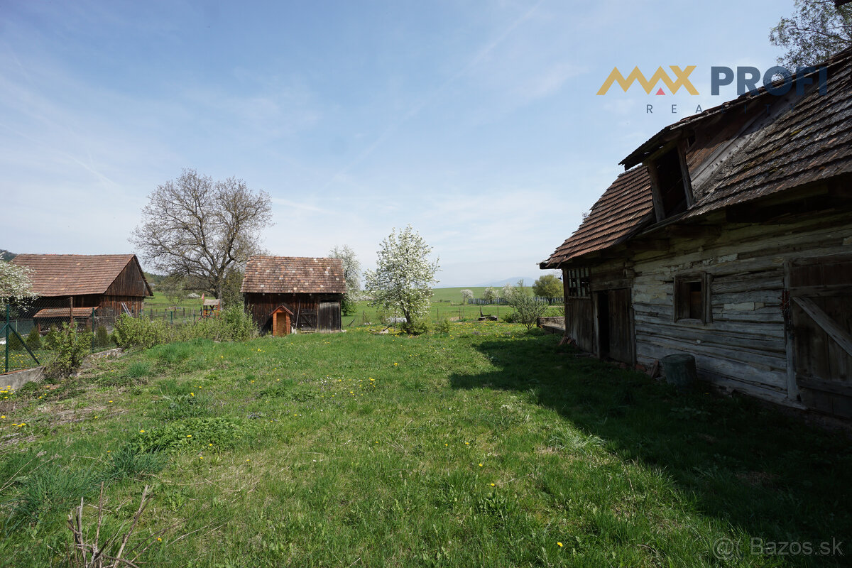 Na predaj:  pozemok  782 m2 so stavbou rodinného domu, okres