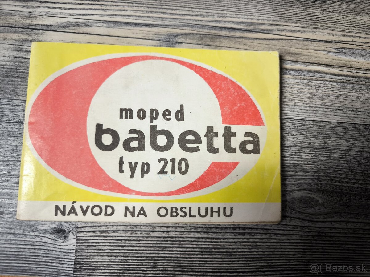 Predám príručku babeta babetta 210.100