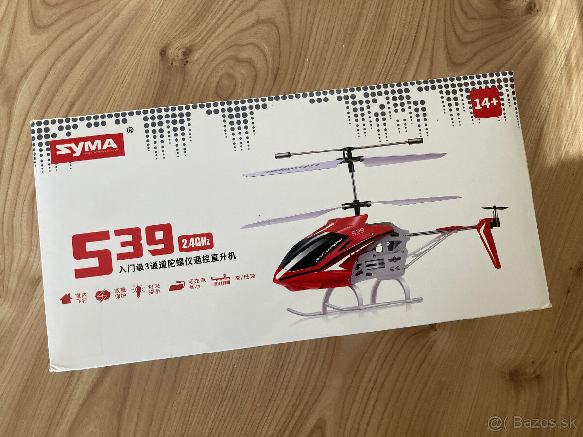 Helikoptéra SYMA S39 - perfektný stav