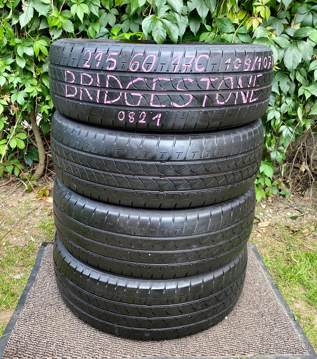 215/60 r17C letné BRIDGESTONE 109/107 T