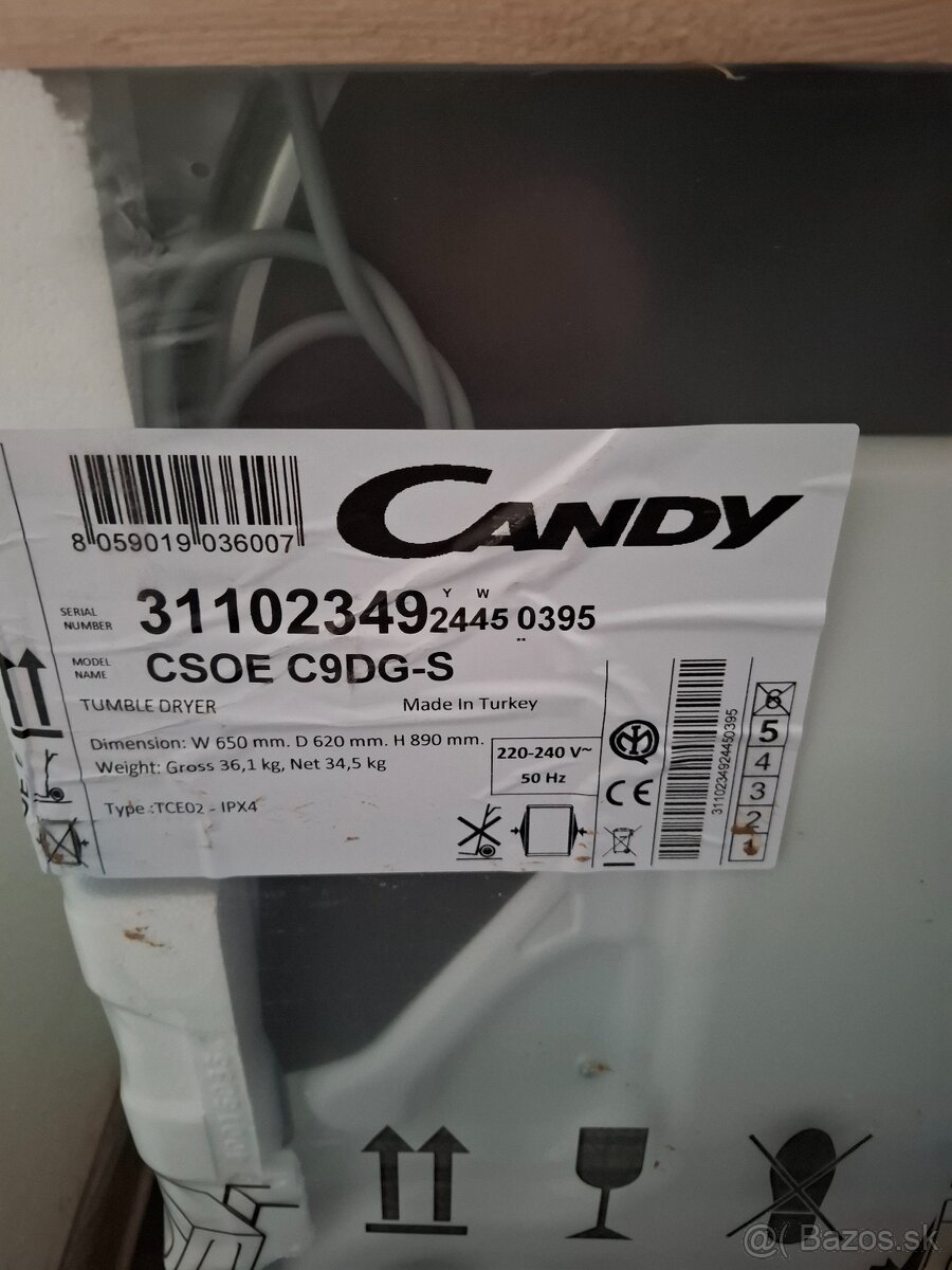 Predám sušičku Candy