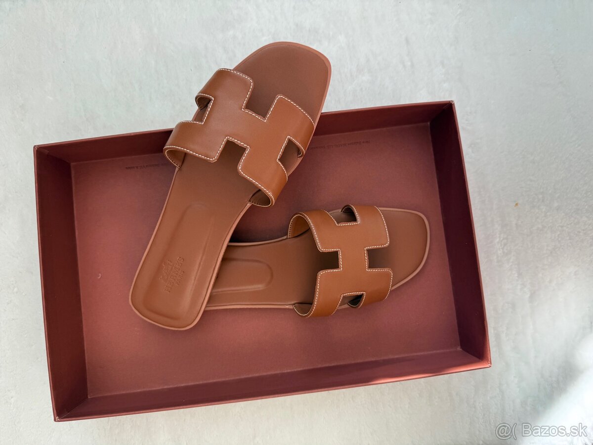 Hermes oran sandals šľapky