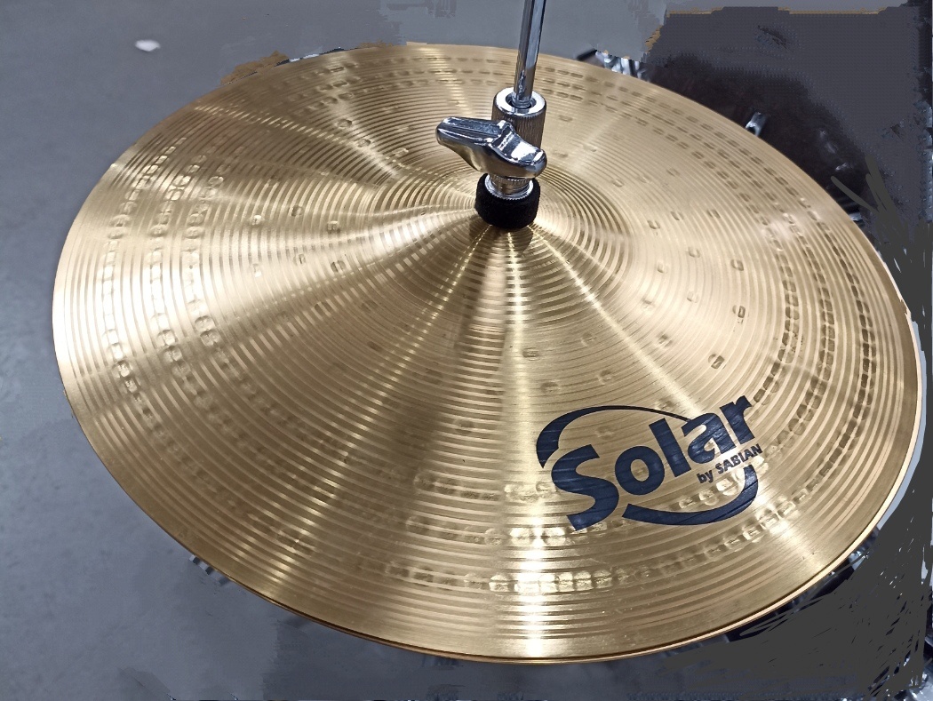 Solar / Sabian cinelova sada 14" hi-hat, 16" crash