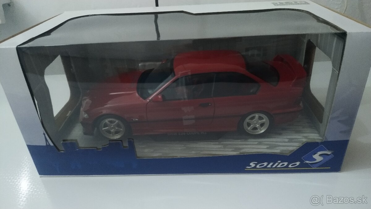 modely aut 1/18; BMW E36; SOLIDO