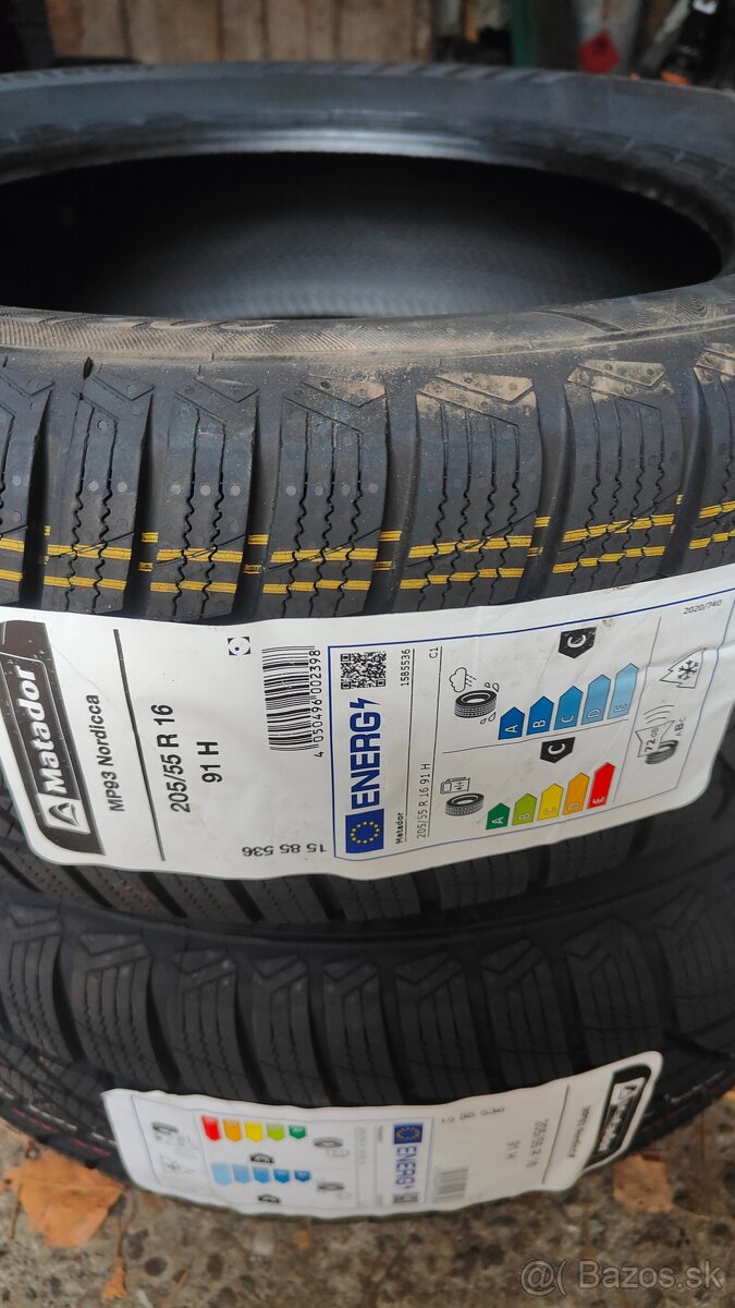 2ks Zimné pneu Matador MP93 Nordicca 205/55 R16 91H