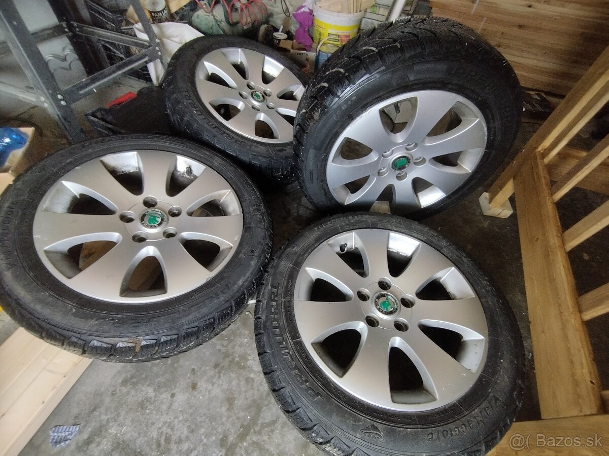 5x112 R16 zimný set 205/55 R16 ALU Disky