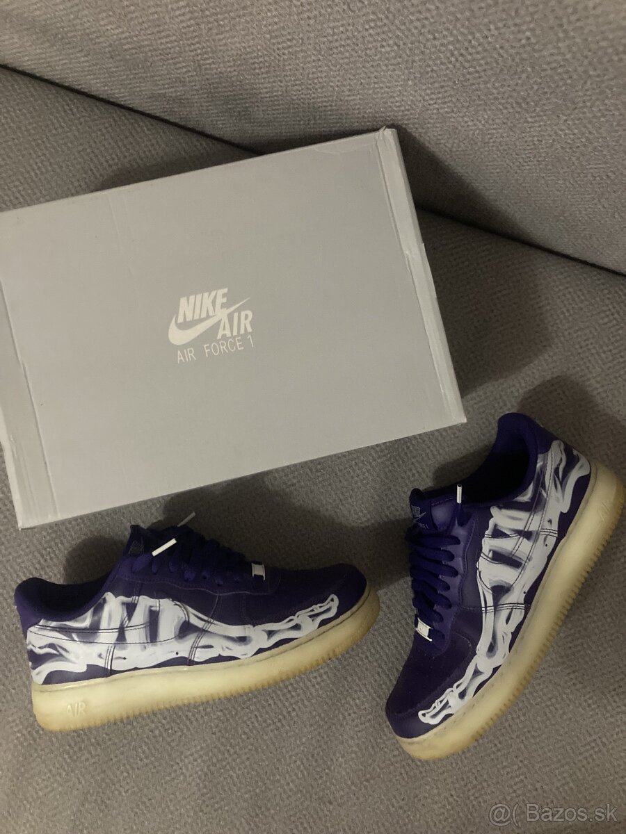 Nike Air force Purple Skeleton(2021)