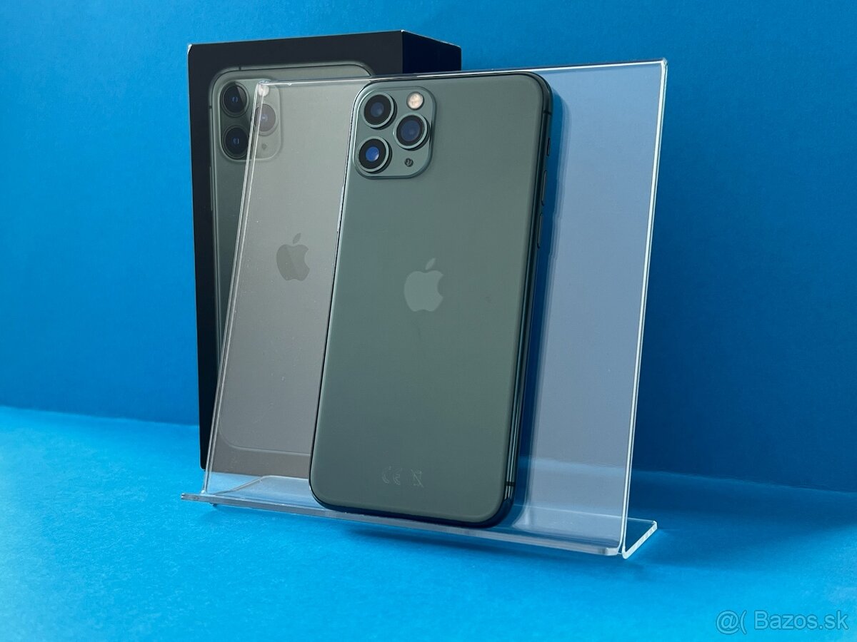 iPhone 11 Pro 64GB Midnight Green - s novou baterkou