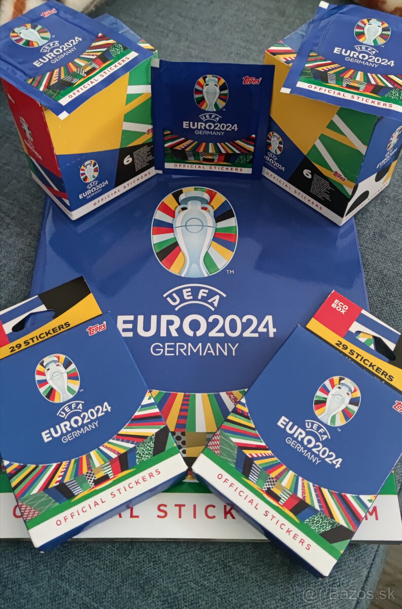 Euro 2024 nálepky topps