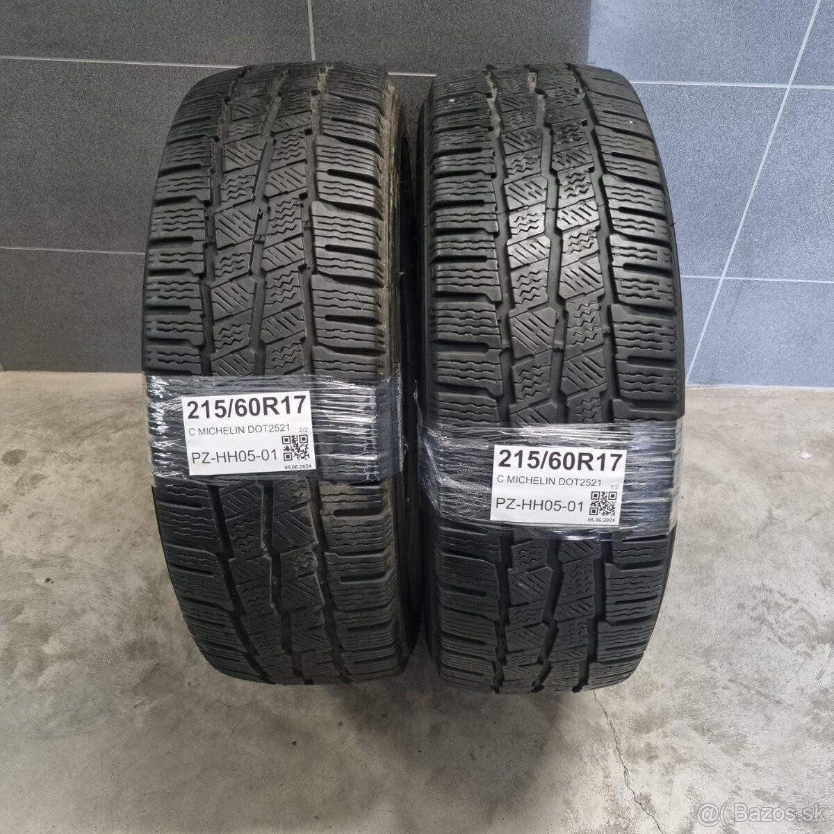 Zimné dodávkové pneu 215/60 R17C MICHELIN DOT2521