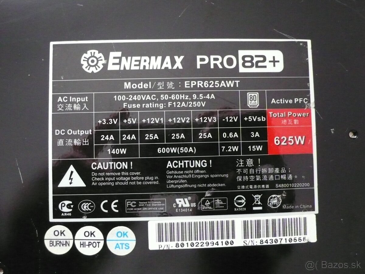 Enermax PRO82+ EPR625AWT