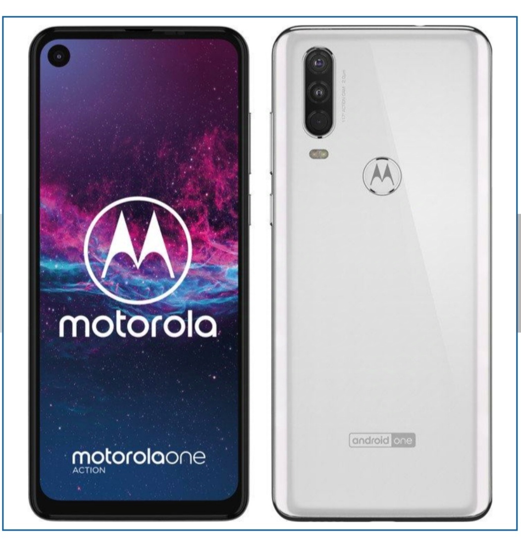 Motorola one action biely