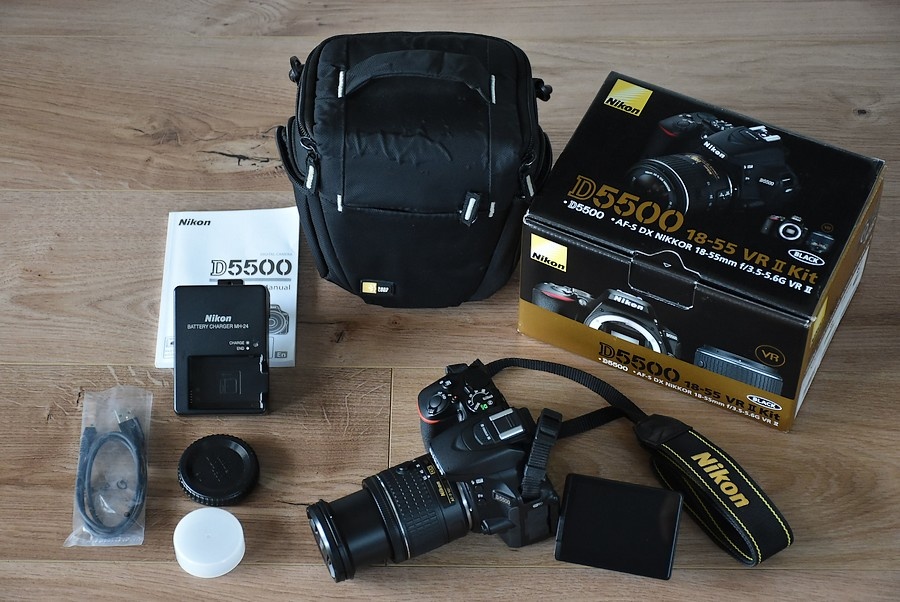 Nikon D5500 - wifi - dotyk. display - nafotene len 6 tisic