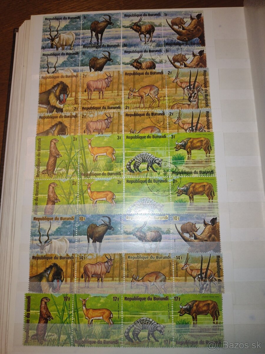 BURUNDI 1975 African Animals +1975 Airmail - African Animals