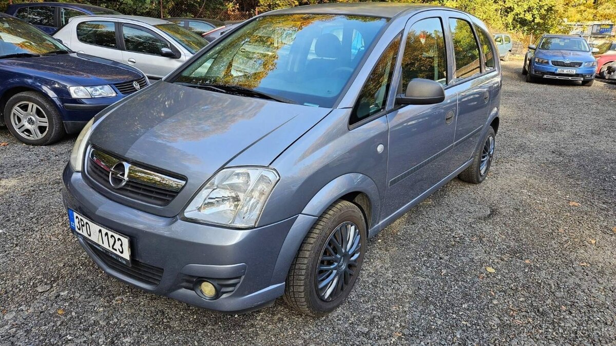 Opel Meriva 1.4 16V 2007 klima nové ČR, serviska 141 tkm