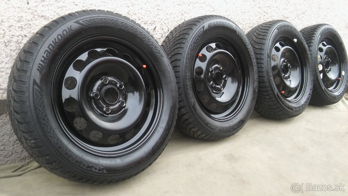 5x112 r16 VW group + zim 205/55 r16 Hankook 7,5 mm kúpa 2023