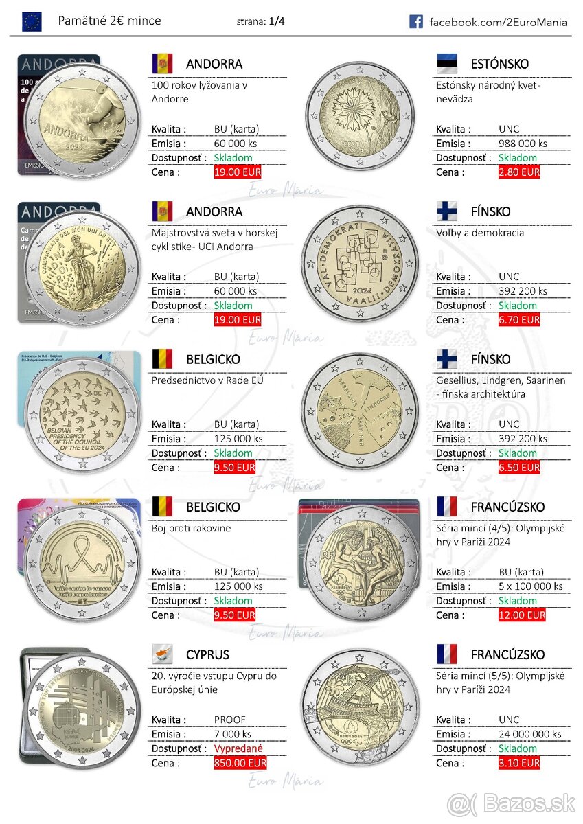 2 euro mince 2024