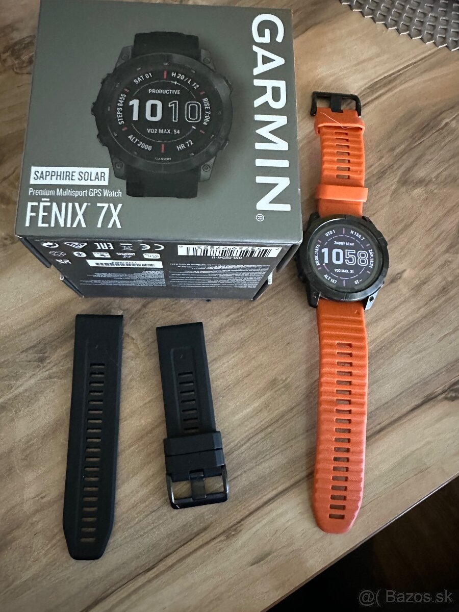 garmin fenix 7x sapphire solar